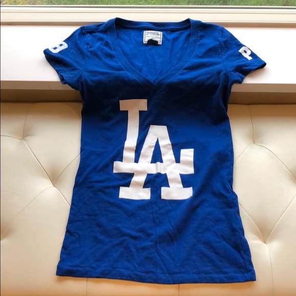 pink dodgers t shirt